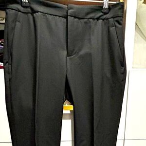 Zara slim ankle length black pants